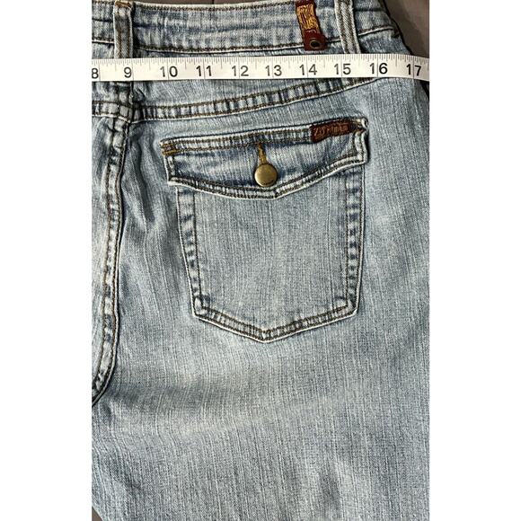 ZD Premium High Rise (Mom) Jeans Size 18 Bootcut Light Wash Denim Jeans 33x31 - Picture 5 of 8